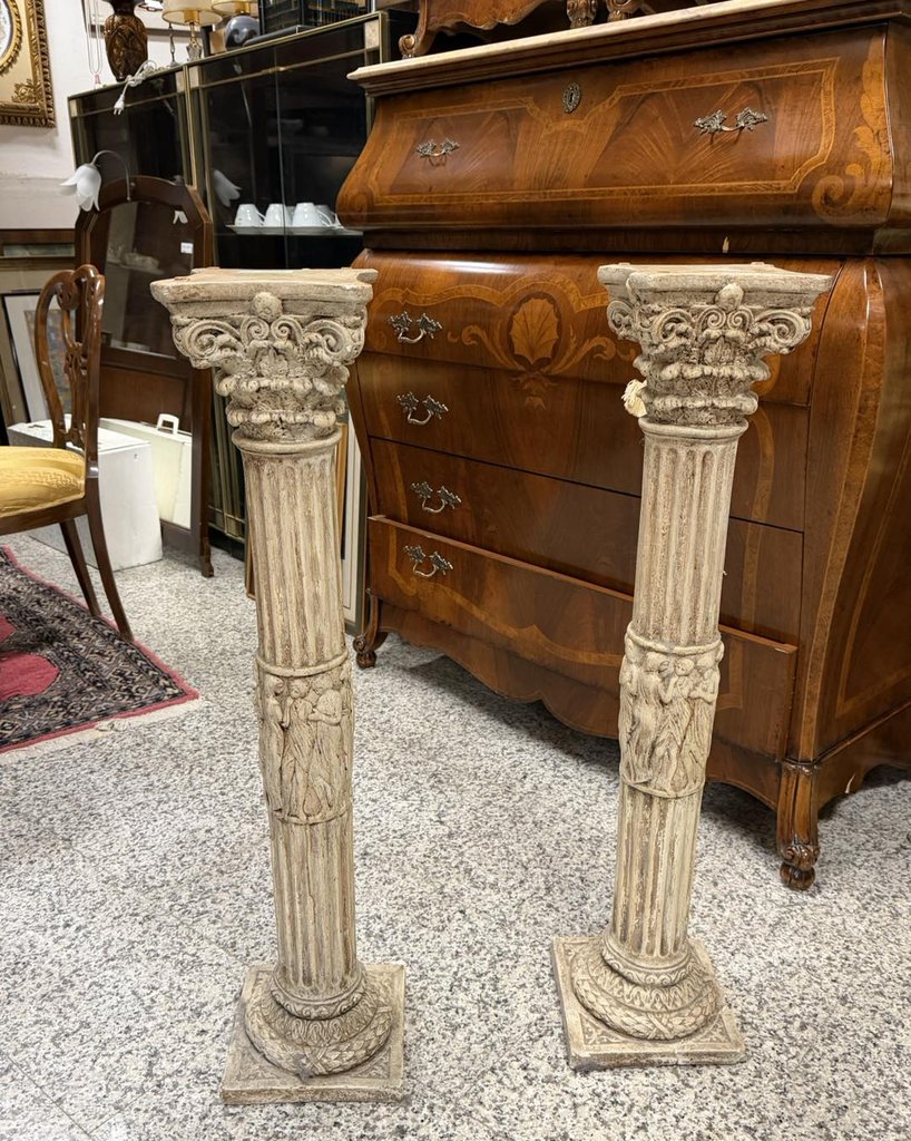 Colonne decorative in polvere di marmo  eleganza classica a soli 35 l’una! — € 35 — Gravina