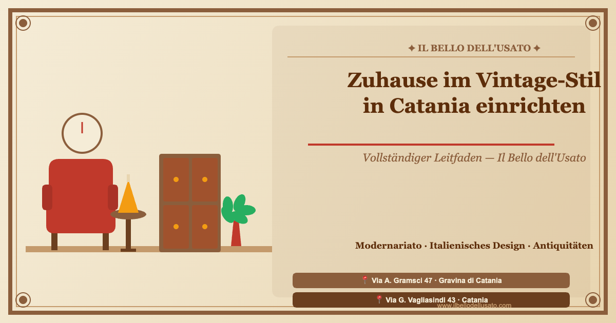 Wie man sein Zuhause im Vintage-Stil in Catania einrichtet: Der vollständige Leitfaden